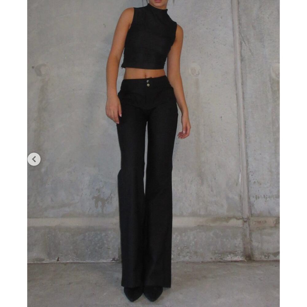NakedVice Gwen Pants Black Size Medium Mid rise